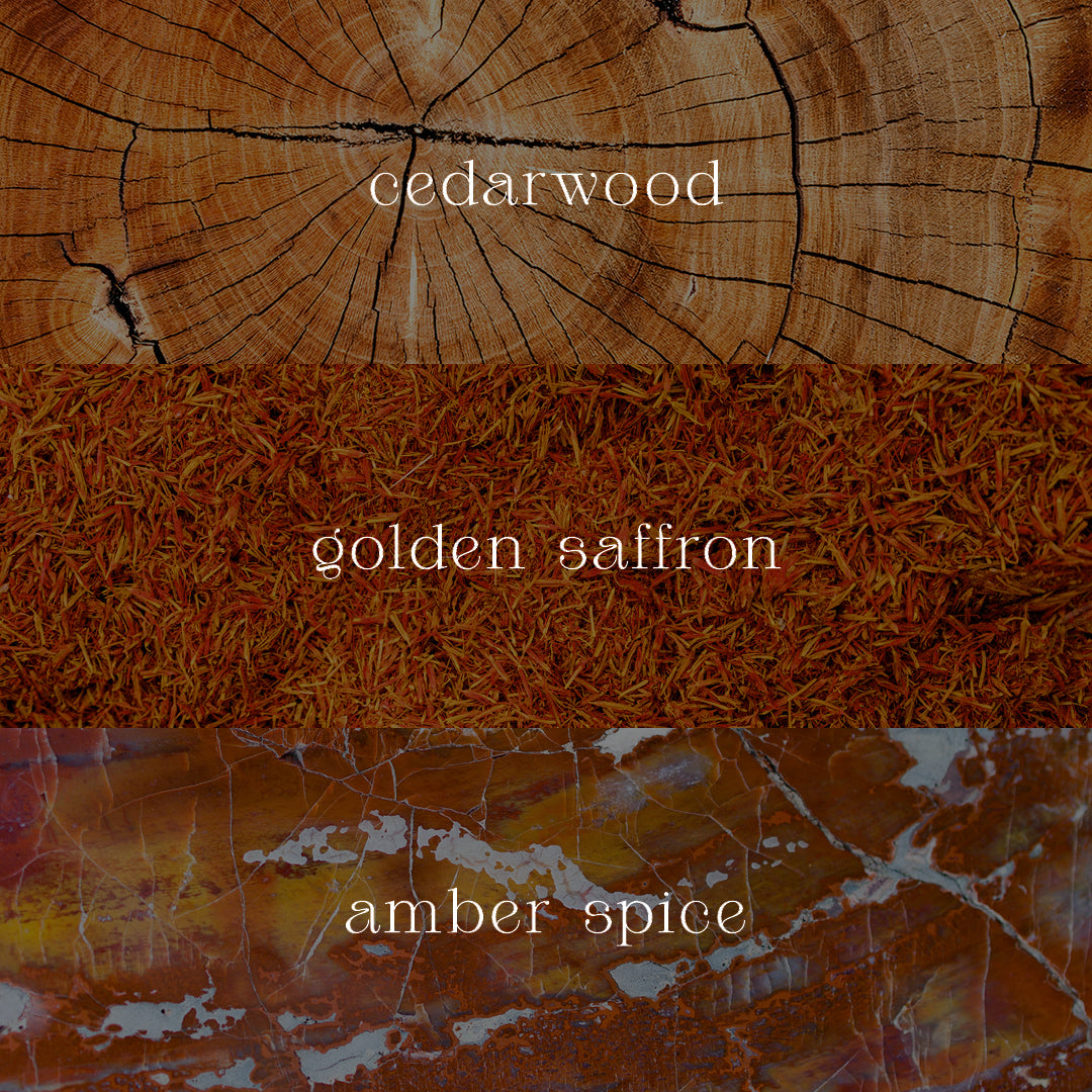 Cèdre de Fes - Cedarwood, Golden Saffron, Amber Spice