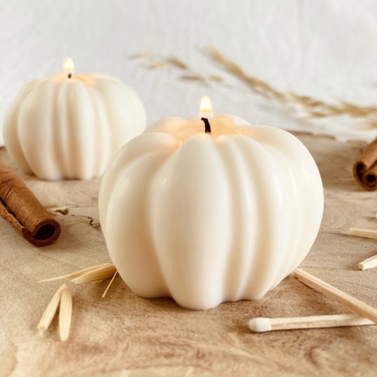 Pumpkin scented candle