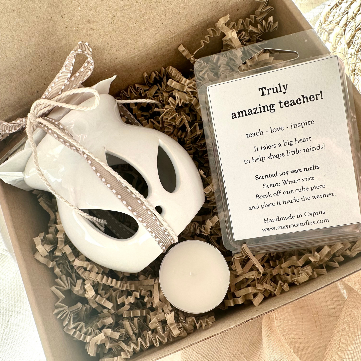 Truly amazing teacher - Wax melt gift set